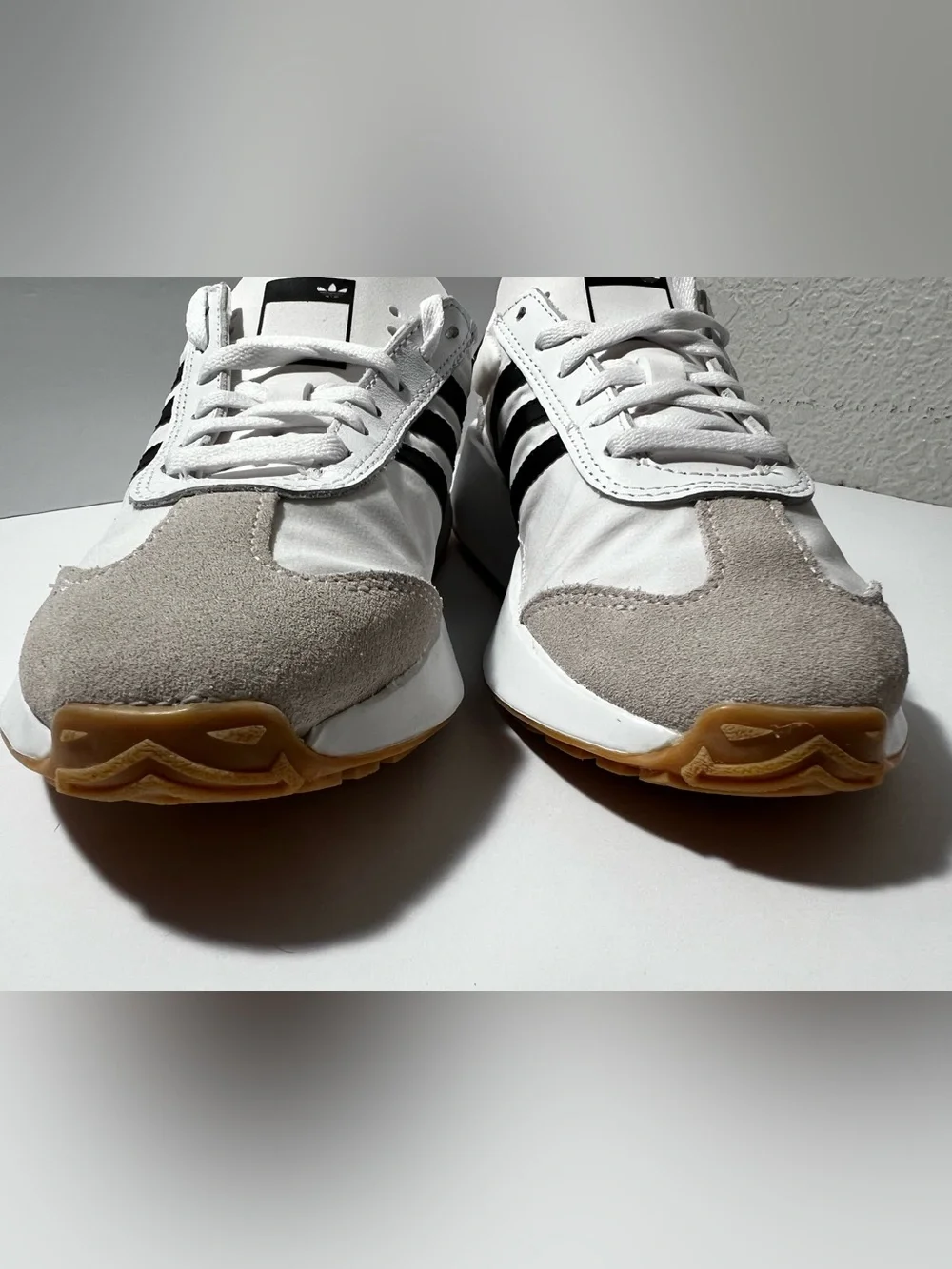 Adidas Originals SL 72 RS Platform Sneakers White Black Gum Women’s‎ 4.5 JQ1022